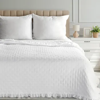 Přehoz na lůžko PŘEHOZ NA POSTEL LIBI3 170X210 CM BÍLÝ