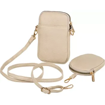 Kabelka Kabelka a peněženka Rovicky F19 (Kožená dámská kabelka na telefon a doklady + peněženka )