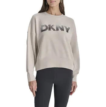 Dámská mikina MIKINA DKNY OMB SEQ LOGO P/O OAT