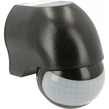 Pohybové čidlo Pohybový senzor Adelid PIR černý 12 m 180° IP44