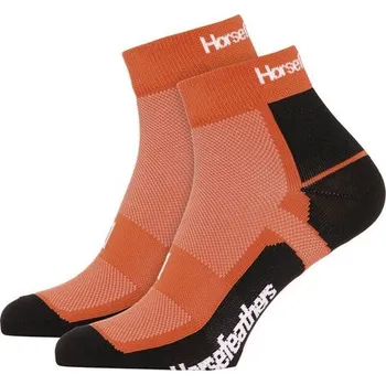 Pánské ponožky HORSEFEATHERS Pánské krátké technické funkční ponožky HORSEFEATHERS Cadence, burnt orange - 11 - 13