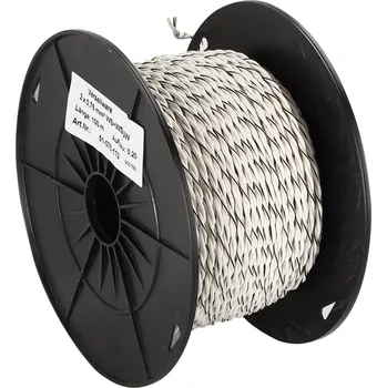 elektrický kabel Reproduktorový kabel ACV FLRY Twisted white/white-black 075