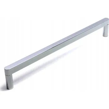 Nábytkové kování Nábytková úchytka klasická stříbrná lesklá 20,2 x 1 x 3,4 cm