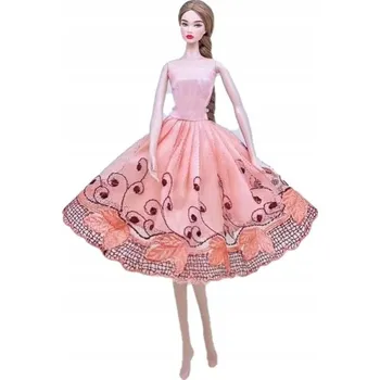 Doplněk pro panenku ŠATY MINI společenské šaty pro panenku typu Barbie, 28-30 cm