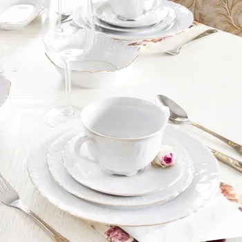 Šálek na vývar Ćmielów Rococo Zlatá Linie 330 ml