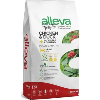Krmivo pro kočku ALLEVA HOLISTIC Cat Dry Adult Chicken&Duck 5kg
