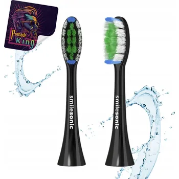 Elektrický zubní kartáček Hlavice k zubnímu kartáčku Smilesonic bělící černá 1 ks