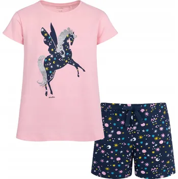 Dívčí pyžamo Dětské pyžamo dívčí růžové 146 Jednorožec Endo