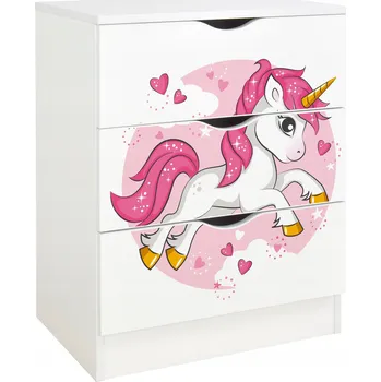 Komoda Komoda Leomark 60 x 42 x 78 cm bílá