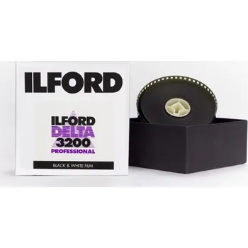 Delta 3200 metráž 30,5m černobílý negativní film, ILFORD