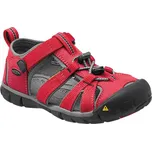 Keen Seacamp II CNX Jr racing red/gargoyle dětské sandály