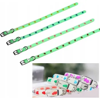 Obojek pro psa Svítící silikonový obojek pro psa vel. M/L