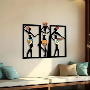 Obraz BAF Kovová nástěnná dekorace Afrika