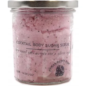 Tělový peeling Voňavý cukrový peeling na tělo 300 g - Jahodový rum