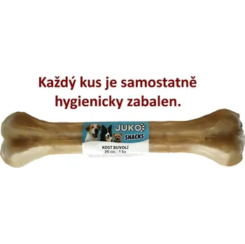 Pamlsek pro psa Kost buvolí JUKO Snacks 25 cm (1 ks)