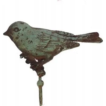 Věšák Kovový věšák PTÁČEK tyrkysový