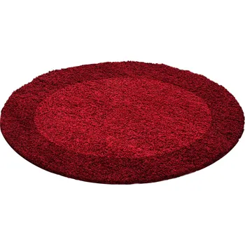 Koberec Ayyildiz Kusový koberec Life Shaggy 1503 red kruh Rozměry koberců: 120x120 (průměr) kruh