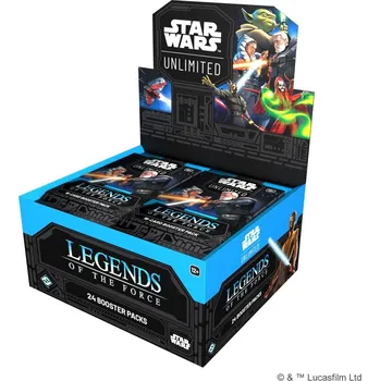 Sběratelská karetní hra Star Wars: Unlimited TCG - Legends of the Force - Booster box (24 Boosters)
