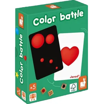 Kvarteto Janod Dětská karetní hra Rychlé barvy