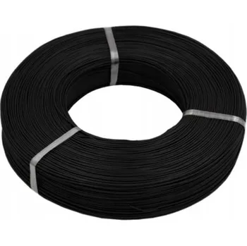 MSP Silikonový napájecí kabel 24AWG 0,2mm2 1m ČERNÝ