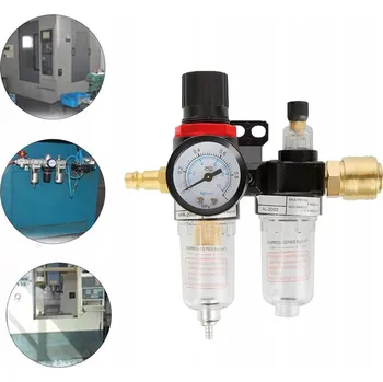 Příslušenství ke kompresoru MAZNIČKA 1/4" + SPOJKY ODKALOVAČ FILTR VZDUCHU REDUKTOR