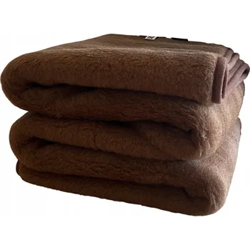 deka Vlněná deka Camel Exclusive Brownie 140 x 200 cm hnědá