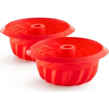 Forma na pečení Pečicí forma LEKUE Silikonové pečicí formy na bábovky Lékué Mini Savarin 15 cm | 2ks