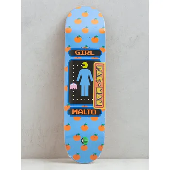 Skateboard Girl Skateboard Malto Pac Man (blue) 8.25