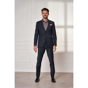 Pánský oblek Pánský oblek Barva: Modrá, Velikost: 70, Střih: REGULAR FIT