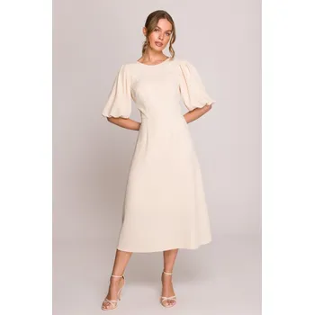 Dámské šaty Dámské šaty S400 krémové M