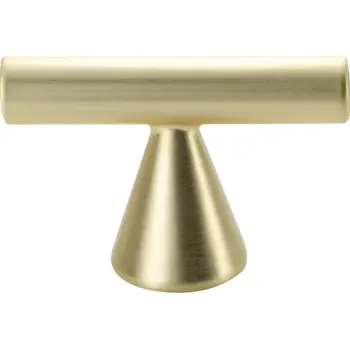 Nábytkové kování ÚCHYT KNOFLÍK VĚŠÁK NÁBYTKOVÝ ZLATÝ MATNÝ KOVOVÝ NOVA 45 x 29 x 9 (18) MM