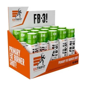 Spalovač tuku Extrifit FB-3! Fat Burner Shot 15 x 90 ml elderberry