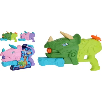 Doplněk pro dětské hřiště Mat Pistole stříkací na vodu 28cm dětská DINOSAURUS mix barev