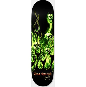 Skateboard Deathwish JF Ammonia Burn (black/green) 8.3875