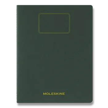 Sešit Moleskine Student Cahier XXL, linkovaný, 1 ks, zelený