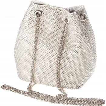 Kabelka Kabelka psaníčko eko kůže stříbrná