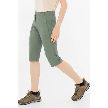 Dámské kalhoty Dámské 3/4 turistické kalhoty VIKING Expander 3/4 Lady zelené vel. S