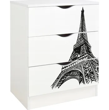 Komoda Komoda Leomark 60 x 42 x 78 cm bílá