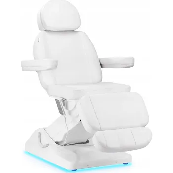 Pedikérské křeslo Elektrické kosmetické křeslo SILLON Luxury 3 motory bílé