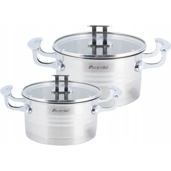 Sada nádobí HRNCE SADA HRNCŮ PLYNOVÁ INDUKCE KAMILLE