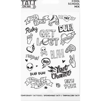 Odstranitelné tetování TATTonMe Dočasné tetování - Cool škola