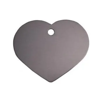 psí známka Psí známka Srdce velké šedé 37x29 mm
