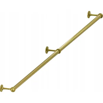 Zábradlí SCHODIŠŤOVÉ ZÁBRADLÍ MADLO NA SCHODY ZLATÉ fi 25mm 250 cm NAZARE