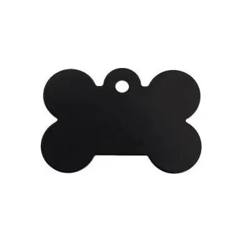 psí známka Psí známka Hi-line Kost velká černá 38x26 mm