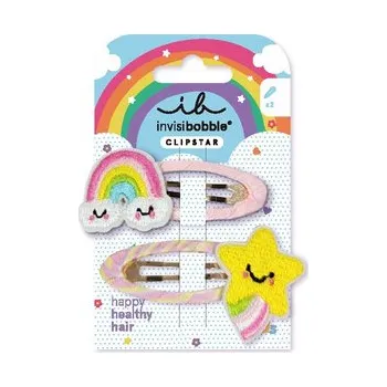 Invisibobble Kids Clipstar Happy Sky sponečky do vlasů pro malé parádnice 2 ks, Happy Sky