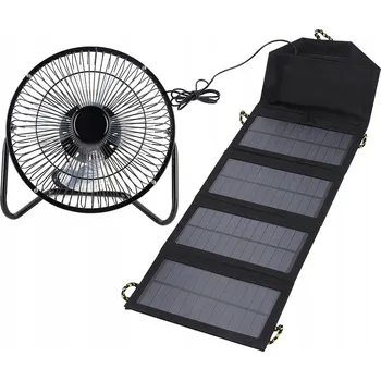 Zabezpečení domácnosti EXTERNÍ SOLÁRNÍ PANEL VENTILÁTOR 5,5 V 7 W