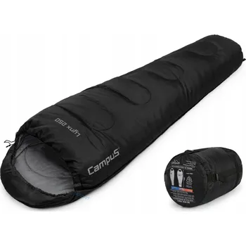 Spacák Dětský SPACÁK CAMPUS mumie LYNX 250 spojitelný teplý DO STAN levý