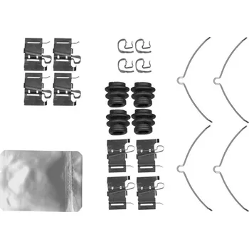Brzdový komplet TEXTAR Sada příslušenství, obložení kotoučové brzdy 82555600