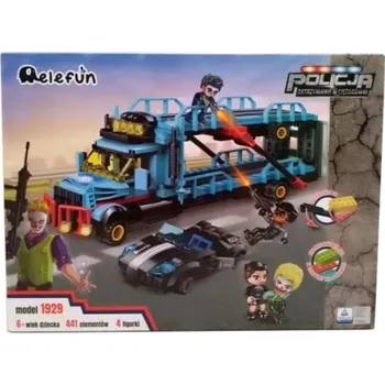 ostatní stavebnice Sada kostek Elefun Policie Zastavení kamionu 441 dílů--1929