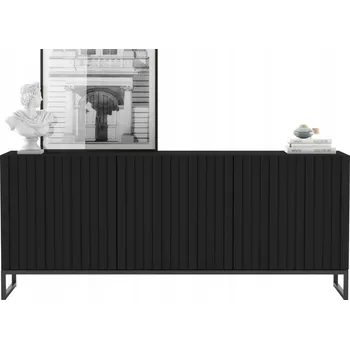 Komoda Komoda Meble Lindner 168 x 36,5 x 72 cm, černá matná